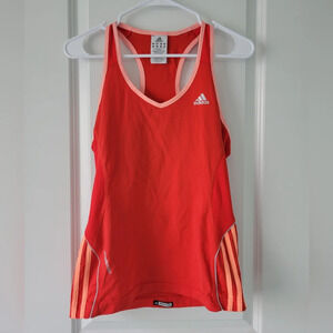 Adidas Women's Medium, Racerback tank, Red Orange, Activewear, Performance